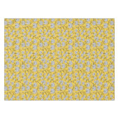 蘭のマスタードパターン テーブルクロス (正面(横))