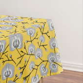 蘭のマスタードパターン テーブルクロス (インサイチュ)