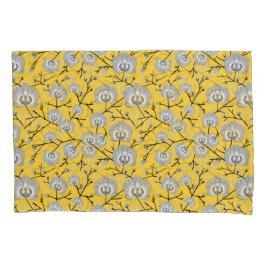 蘭のマスタードパターン 枕カバー