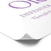 蘭のモノグラム文字オオレシア名の意味 ポスター (角)