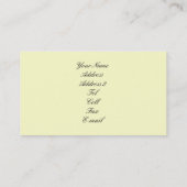 蘭の名刺 名刺 (裏面)