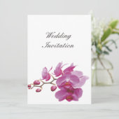 蘭の安価な結婚パッケージセットキット 招待状 (スタンド正面)