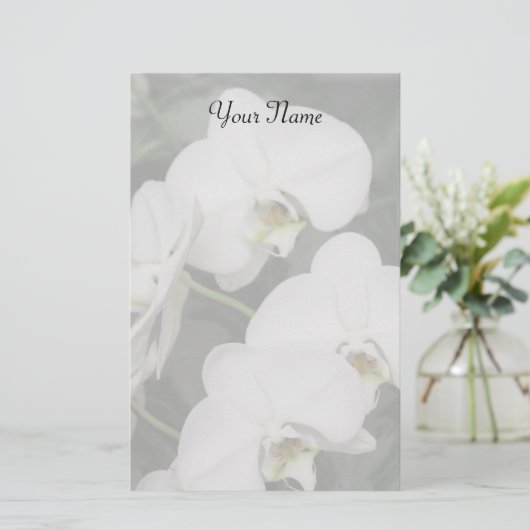 蘭の定番 便箋 (スタンド正面)