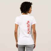 蘭の島の女性ティー Tシャツ (裏面フル)