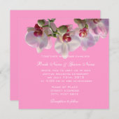 蘭の後の幸せな結婚式招待状 招待状 (正面/裏面)