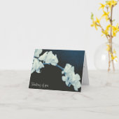 蘭の悔やみや弔慰カード カード (黄色い花)