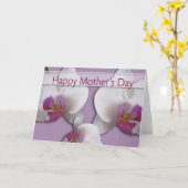 蘭の母の日のカード カード (黄色い花)