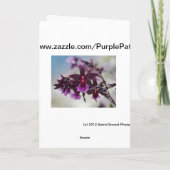 蘭の母の日カード カード (裏面)