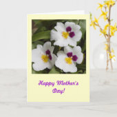 蘭の母の日カード カード (黄色い花)