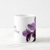 蘭の母の日--誕生日プレゼントのマグ コーヒーマグカップ (中央)