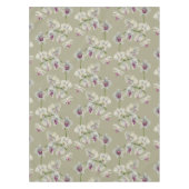 蘭の水彩画の絵画 テーブルクロス (正面)