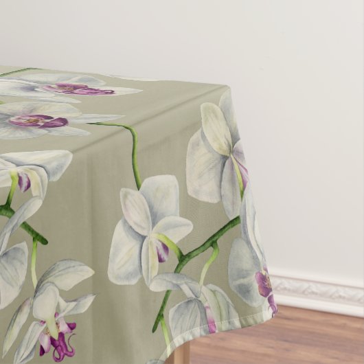 蘭の水彩画の絵画 テーブルクロス (インサイチュ)