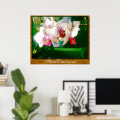 蘭の爆発ポスター ポスター (ホームオフィス)