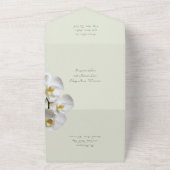 蘭の特別バースデーパーティー オールインワン招待状 (外側)