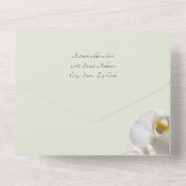 蘭の特別バースデーパーティー オールインワン招待状 (裏面)