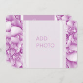 蘭の結婚写真華美QRエンクロージャカード エンクロージャーカード (正面/裏面)