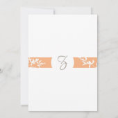 蘭の結婚式招待状 招待状 (裏面)