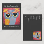 蘭の美女 名刺 (正面/裏面)