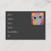 蘭の美女 名刺 (裏面)