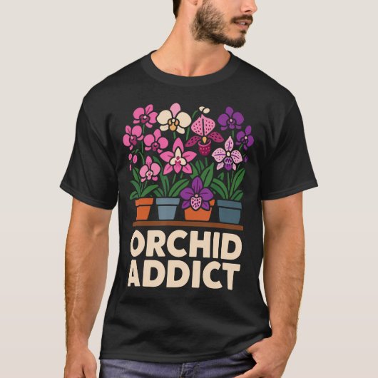 蘭の育て方プロのママ 珍しい植物 植物学 Tシャツ (正面)