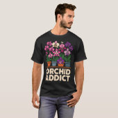 蘭の育て方プロのママ 珍しい植物 植物学 Tシャツ (正面フル)