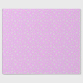 蘭の背景に白い3-d雪の結晶 ラッピングペーパー (フラット)