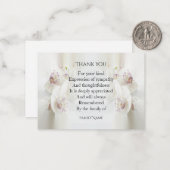 蘭の花ありがとう ノートカード (正面/裏面インサイチュ)