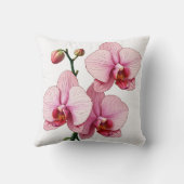 蘭の花のクッション枕 クッション (裏面)