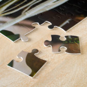 蘭の花のフローラ写真 ジグソーパズル (側面)