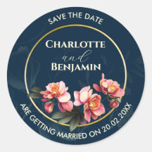 蘭の花の枠 | 結婚s |日付の保存