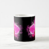 蘭の花の水彩画 - ピンク bb 02 コーヒーマグカップ (中央)