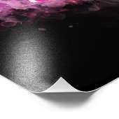 蘭の花の水色 – ピンクbb 01 フォトプリント            (角)