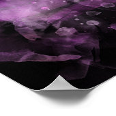 蘭の花の水色 – ピンクbb 03 ポスター (角)