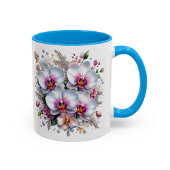 蘭の花マグカップ 高級感のある花ギフトカップ マグカップ