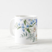 蘭の花束 ウォーターカラー フラワー コーヒーマグカップ (正面左)
