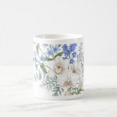蘭の花束 ウォーターカラー フラワー コーヒーマグカップ (中央)