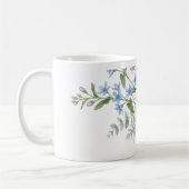 蘭の花束 ウォーターカラー フラワー コーヒーマグカップ (左)