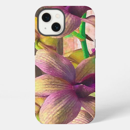 蘭の花開く iPhoneケース (裏面)