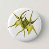 蘭の花 缶バッジ (正面)