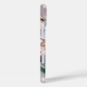 蘭の花iPhoneケース 青 ピンク エレガント Case-Mate iPhoneケース (裏面 / 右)