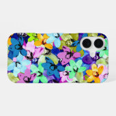 蘭の華麗な水彩画,  iPhone 16ケース (裏面横)