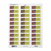 蘭の虹のラベル ラベル (フルシート)