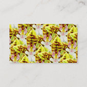 蘭の農家/花の栽培者の芸術の名刺 名刺 (裏面)