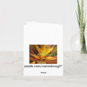 蘭のnotecard カード (裏面)