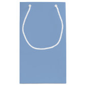 蘭エレガントシンプル粉末青い花 スモールペーパーバッグ (裏面)