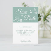 蘭エレガントモダンフローラシンプル保存日付 (スタンド正面)