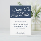 蘭エレガントモダンフローラシンプル保存日付 (スタンド正面)