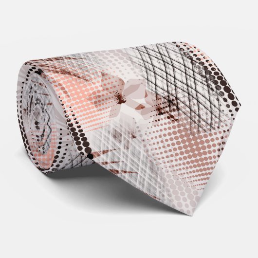 蘭エレガント模様 ネクタイ (ロール)