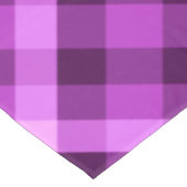 蘭エレガント紫の格子模様の小さなテーブルクロス テーブルクロス (アングル)