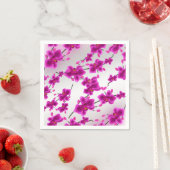 蘭エレガント花結婚フローラ スタンダードカクテルナプキン (インサイチュ)